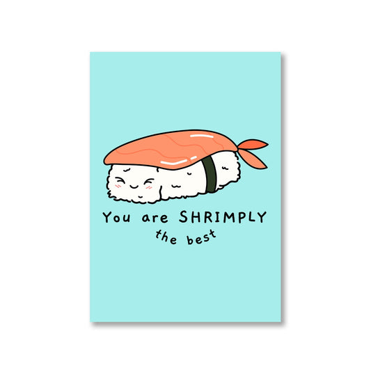 printed shrimply the best poster wall art buy online india the banyan tee tbt a4