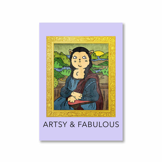 printed artsy and fabulous poster wall art buy online india the banyan tee tbt a4