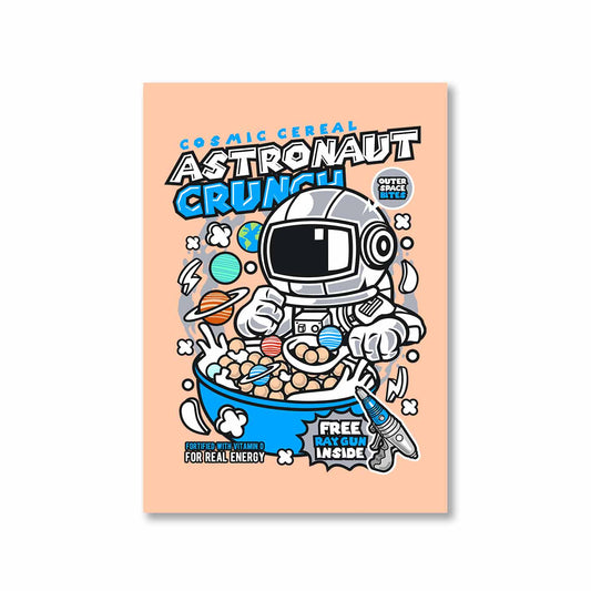 printed astro crunch poster wall art buy online india the banyan tee tbt a4