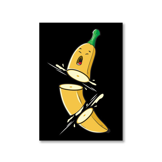 printed sad banana poster wall art buy online india the banyan tee tbt a4