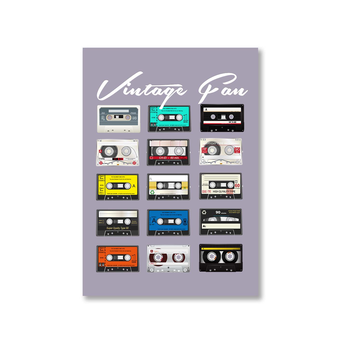 printed vintage fan poster wall art buy online india the banyan tee tbt a4