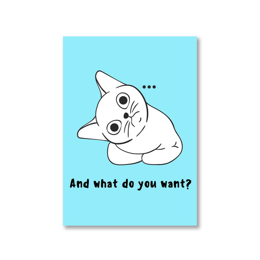 printed what do you want poster wall art buy online india the banyan tee tbt a4