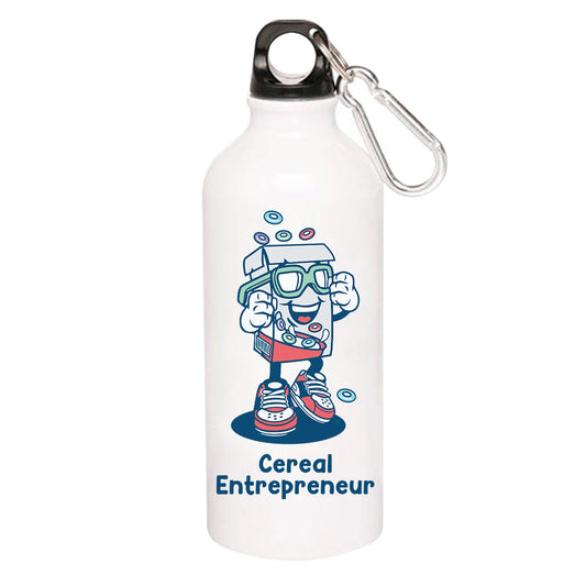 printed cereal entrepreneur sipper steel water bottle flask gym shaker printed graphic stylish buy online india the banyan tee tbt men women girls boys unisex