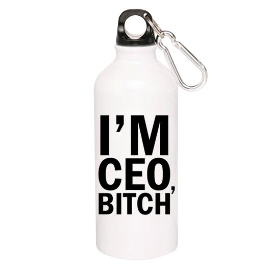 printed i'm ceo sipper steel water bottle flask gym shaker printed graphic stylish buy online india the banyan tee tbt men women girls boys unisex