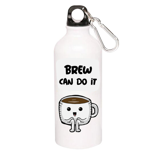 printed brew can do it sipper steel water bottle flask gym shaker printed graphic stylish buy online india the banyan tee tbt men women girls boys unisex