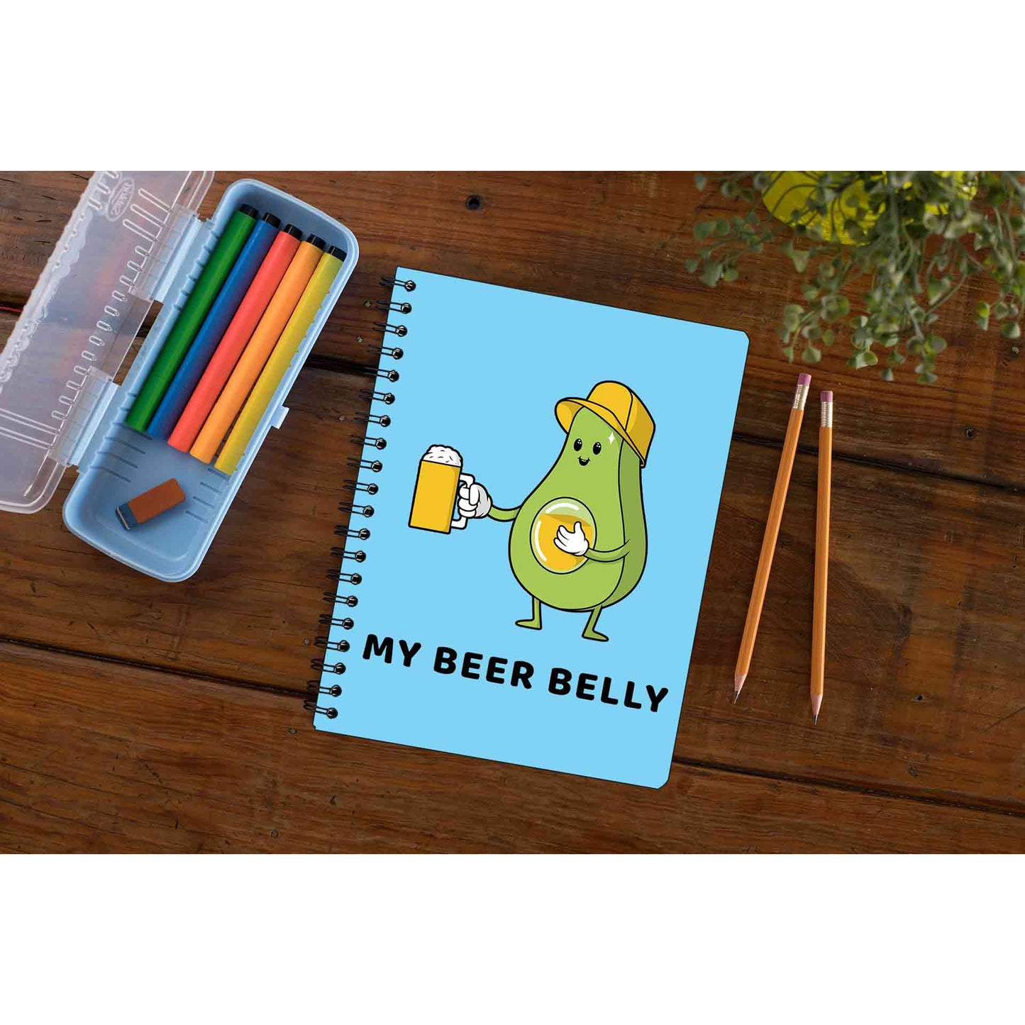 printed my beer belly notebook notepad diary buy online india the banyan tee tbt unruled