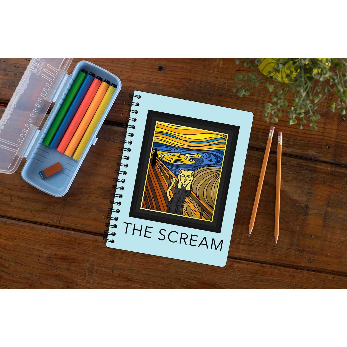 printed the scream notebook notepad diary buy online india the banyan tee tbt unruled
