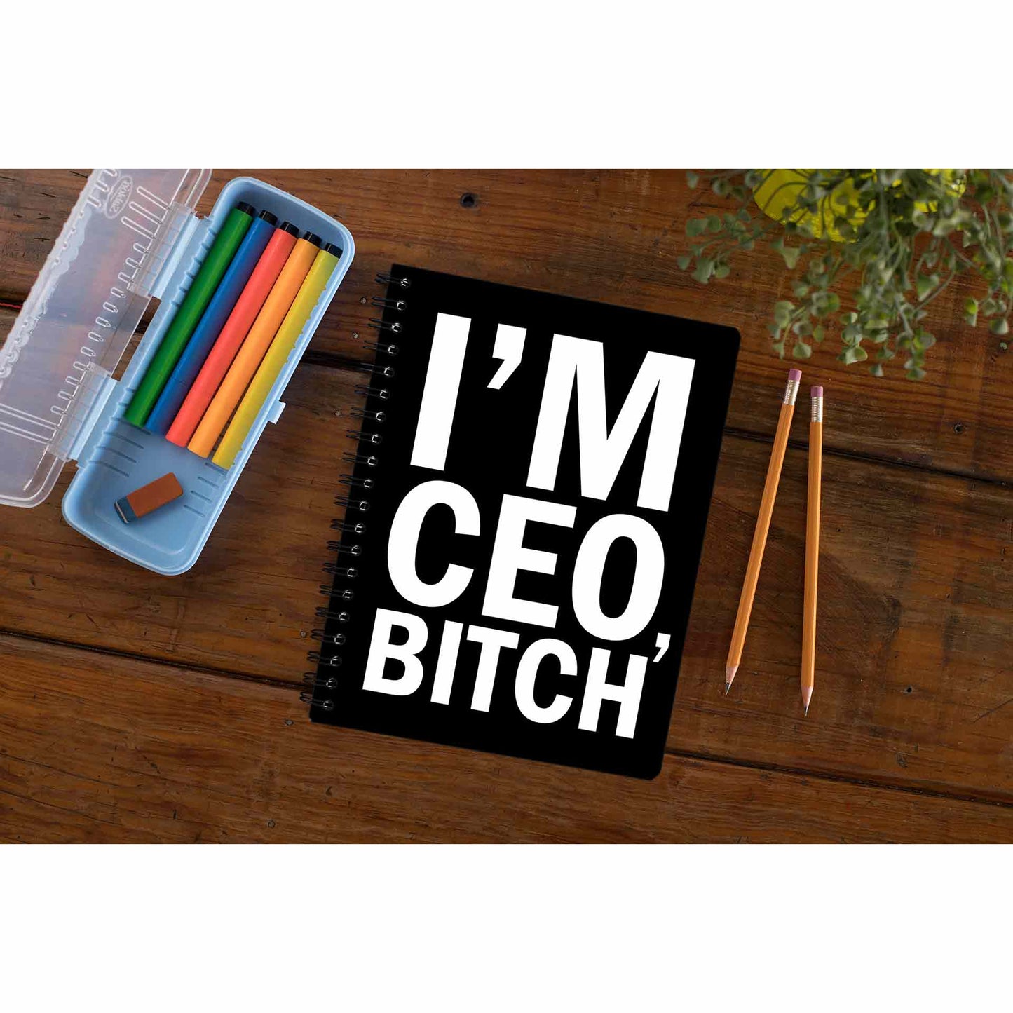 printed i'm ceo notebook notepad diary buy online india the banyan tee tbt unruled