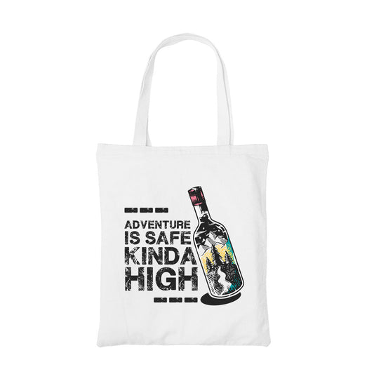 printed safe kinda high tote bag cotton printed printed graphic stylish buy online india the banyan tee tbt men women girls boys unisex  