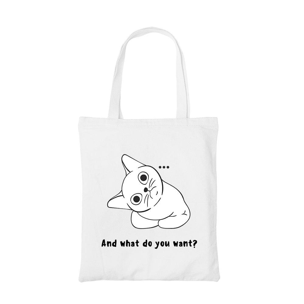 printed what do you want tote bag cotton printed printed graphic stylish buy online india the banyan tee tbt men women girls boys unisex  