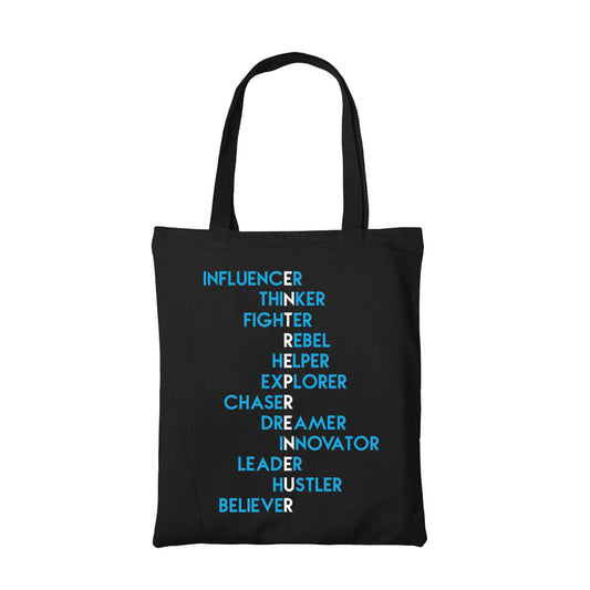 printed entrepreneur tote bag cotton printed printed graphic stylish buy online india the banyan tee tbt men women girls boys unisex  
