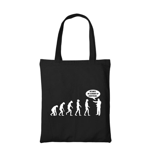 printed go back tote bag cotton printed printed graphic stylish buy online india the banyan tee tbt men women girls boys unisex  