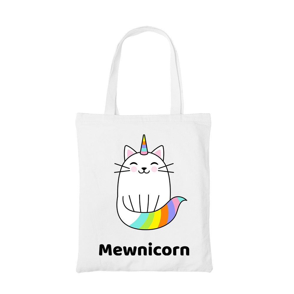 printed mewnicorn tote bag cotton printed printed graphic stylish buy online india the banyan tee tbt men women girls boys unisex  