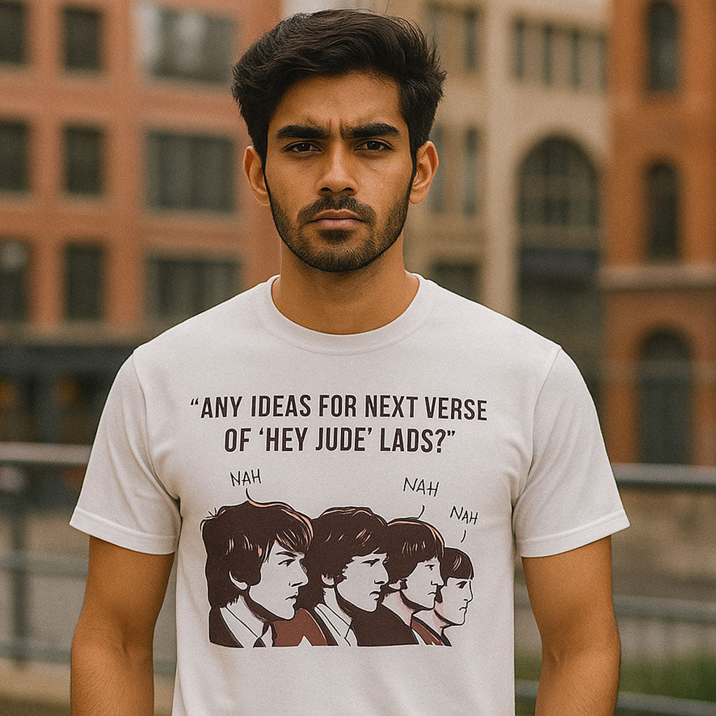 The Beatles T shirt - Hey Jude Meme 100% Cotton | Soft & Comfy