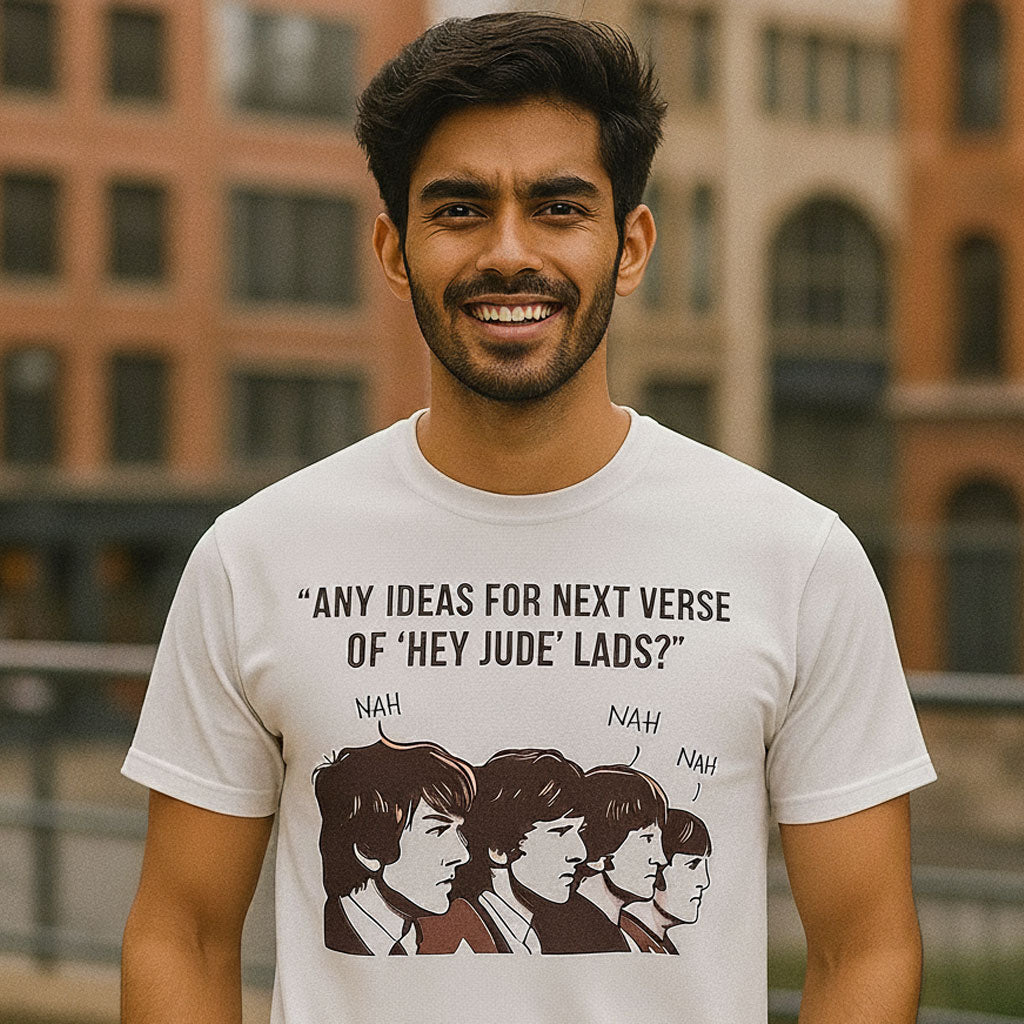 The Beatles Hey Jude Tシャツ Lサイズ The Beatles T shirt - Hey Jude Meme 100% Cotton | Soft & Comfy