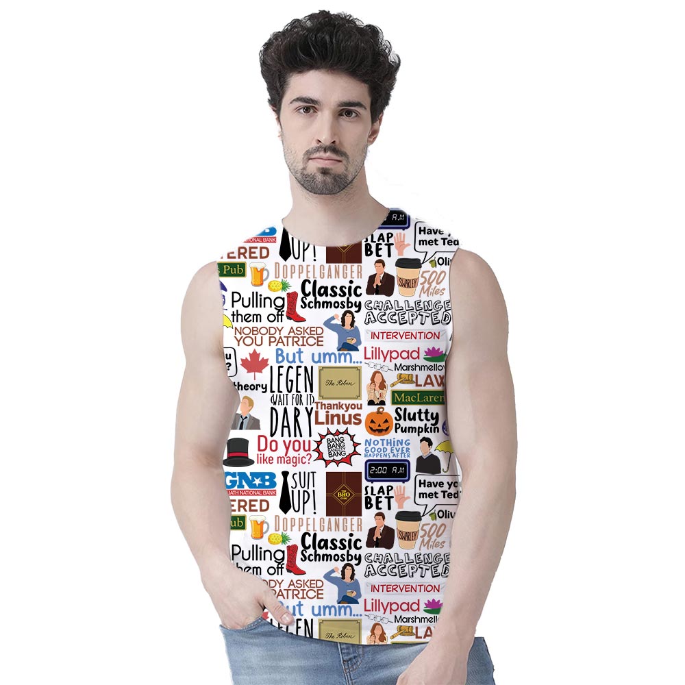 how i met your mother iconic couch all-over printed sleeveless t shirt tv & movies buy online india the banyan tee tbt men women girls boys unisex xs
