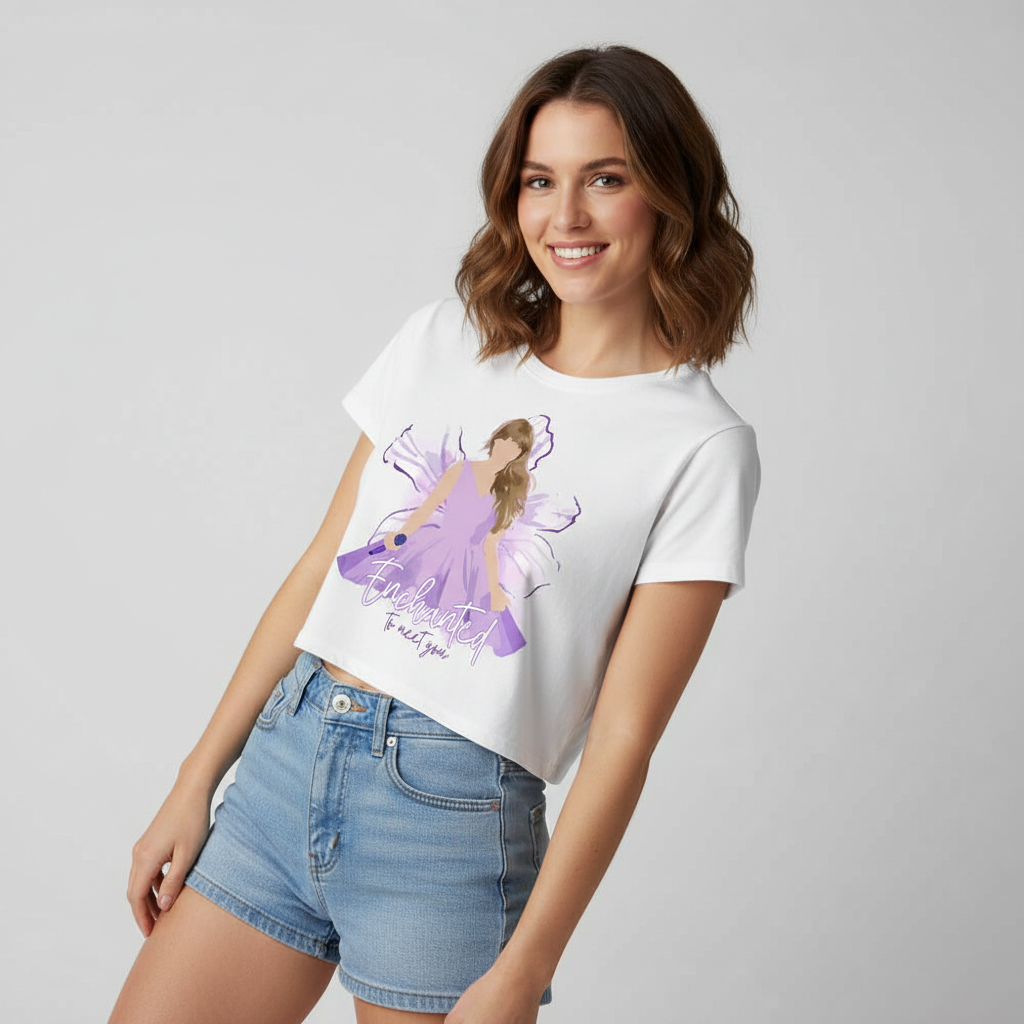Enchanted Crop Top - Model Shot