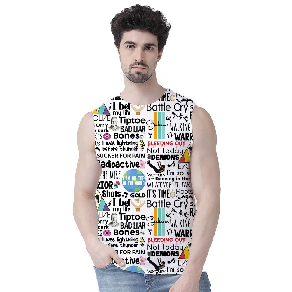 imagine dragons  all-over printed sleeveless t shirt tv & movies buy online india the banyan tee tbt men women girls boys unisex xs