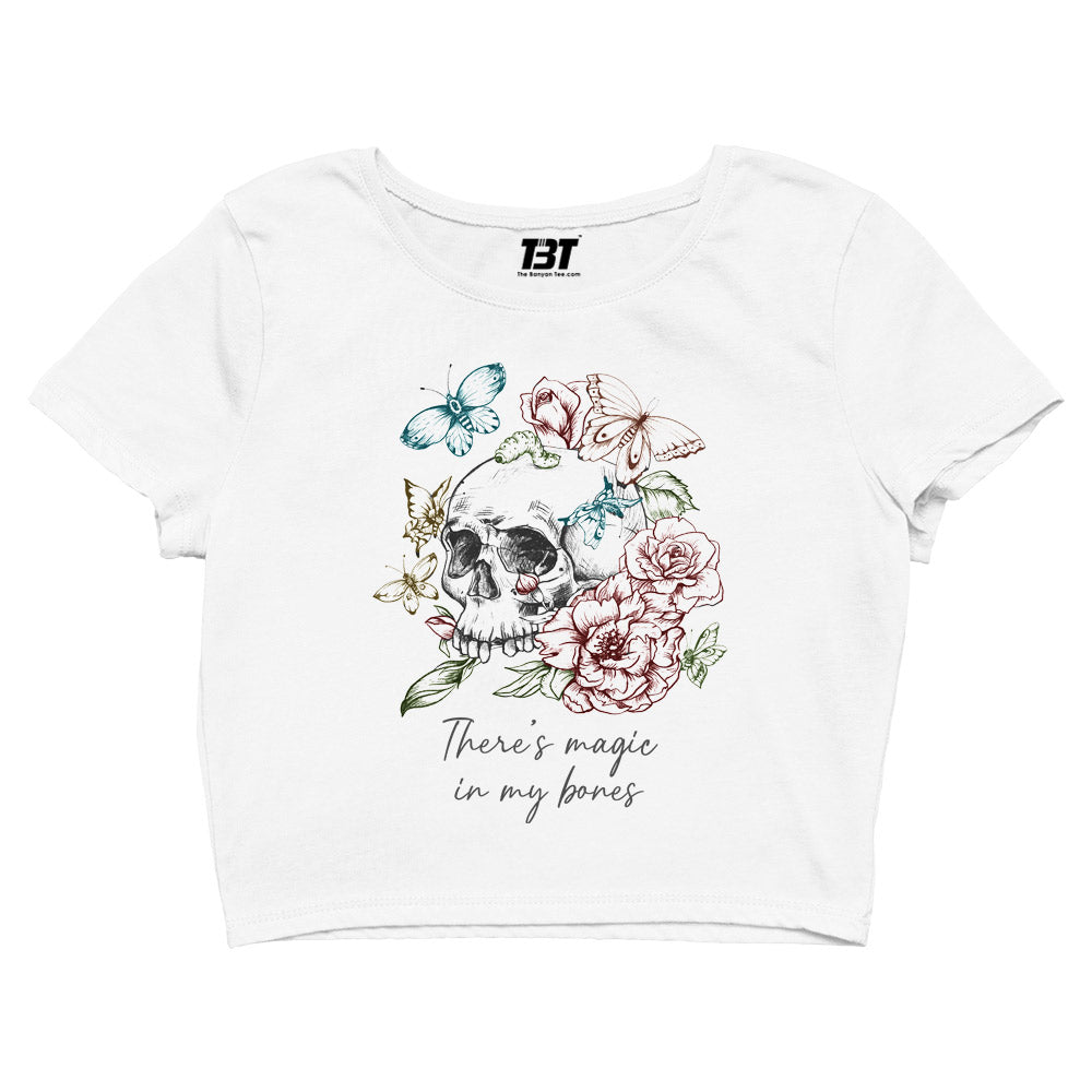 imagine dragons there's magic in my bones crop top music band buy online india the banyan tee tbt men women girls boys unisex white