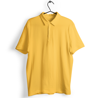 Mustard Yellow Polo T-shirt The Banyan Tee