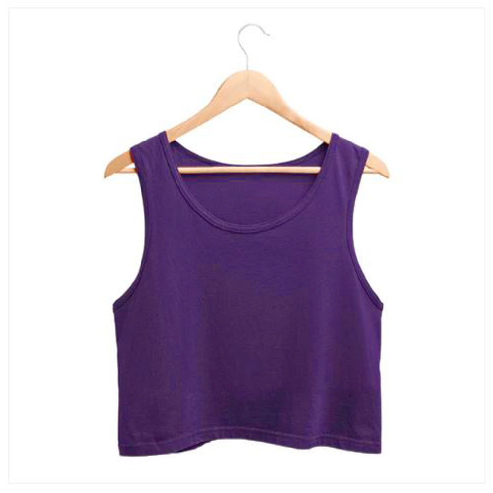 crop tank tops purple crop tank top the banyan tee tbt basics for girls for women for gym