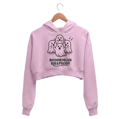 queen boohemian rhapsody crop hoodie hooded sweatshirt upper winterwear music band buy online india the banyan tee tbt men women girls boys unisex baby pink 