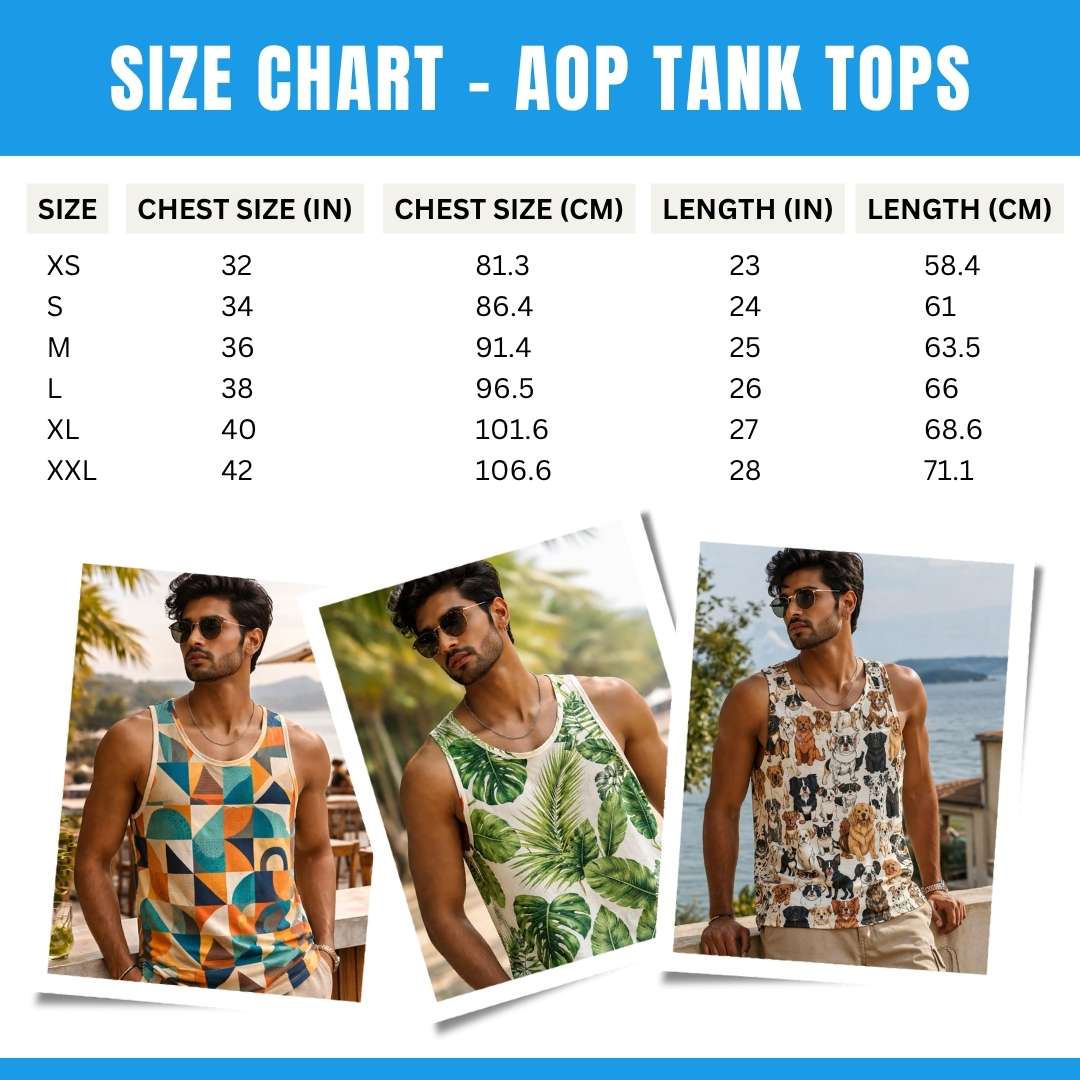 Custom Tank Top - All Over Printed