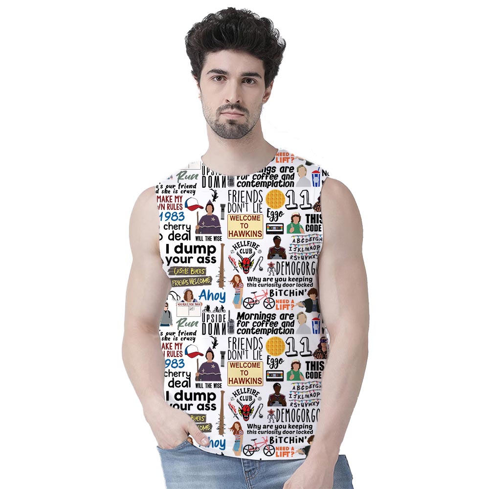 stranger things smelly cat all-over printed sleeveless t shirt tv & movies buy online india the banyan tee tbt men women girls boys unisex xs