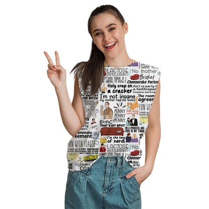 The Big Bang Theory AOP Sleeveless T shirt