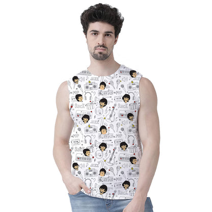 the beatles  all-over printed sleeveless t shirt tv & movies buy online india the banyan tee tbt men women girls boys unisex xs