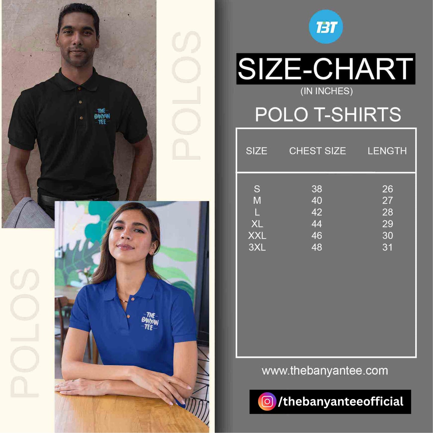 Navy Blue Polo T shirt | Premium Cotton | Wardrobe Essential