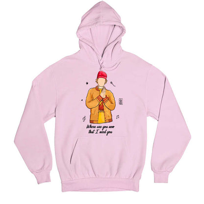 justin bieber where are you now hoodie hooded sweatshirt winterwear music band buy online india the banyan tee tbt men women girls boys unisex baby pink