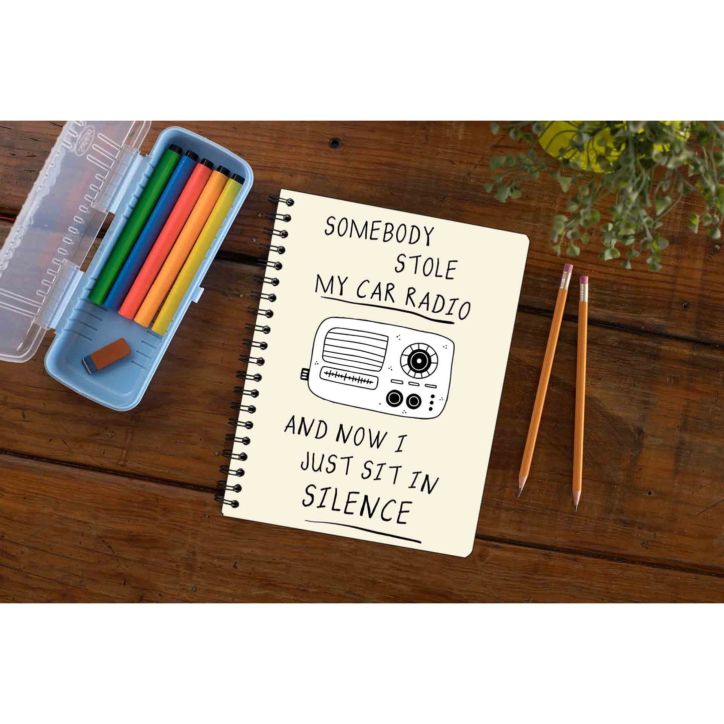 twenty one pilots car radio notebook notepad diary buy online india the banyan tee tbt unruled