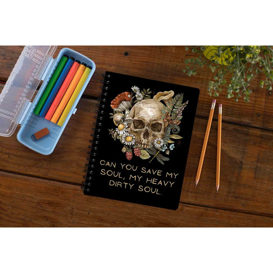twenty one pilots heavy dirty soul notebook notepad diary buy online india the banyan tee tbt unruled