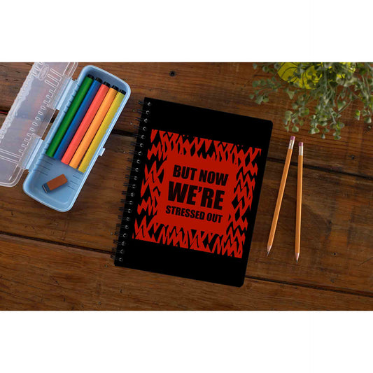 twenty one pilots stressed out notebook notepad diary buy online india the banyan tee tbt unruled