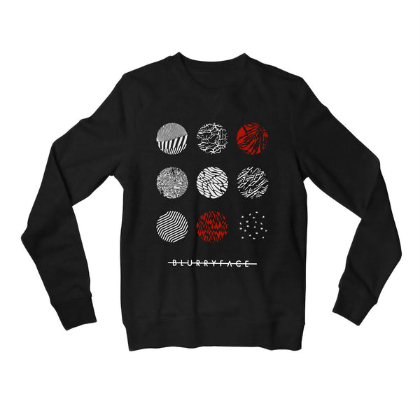 Buy Twenty One Pilots Sweatshirt Blurry Face at Rs. 50 OFF The Banyan Tee