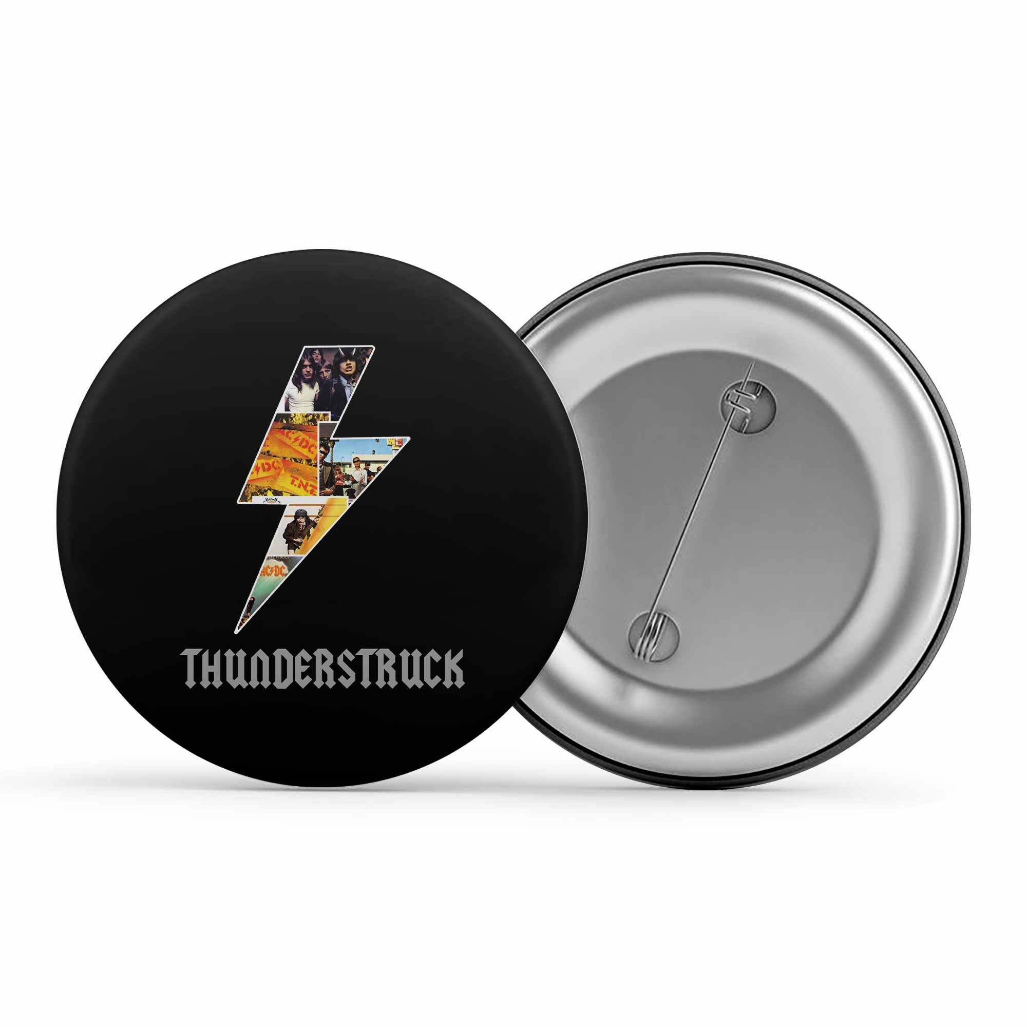 Buy AC/DC Badge - Thunderstruck at Rs. 50 OFF 🤑 – The Banyan Tee