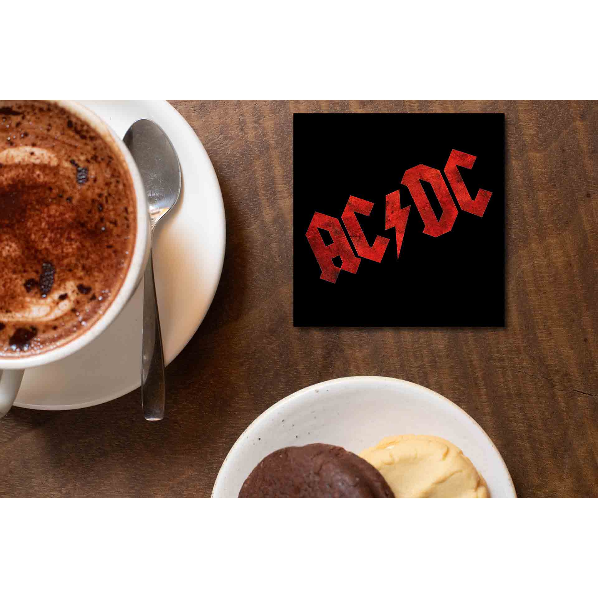 ac/dc rock coasters wooden table cups indian music band buy online india the banyan tee tbt men women girls boys unisex