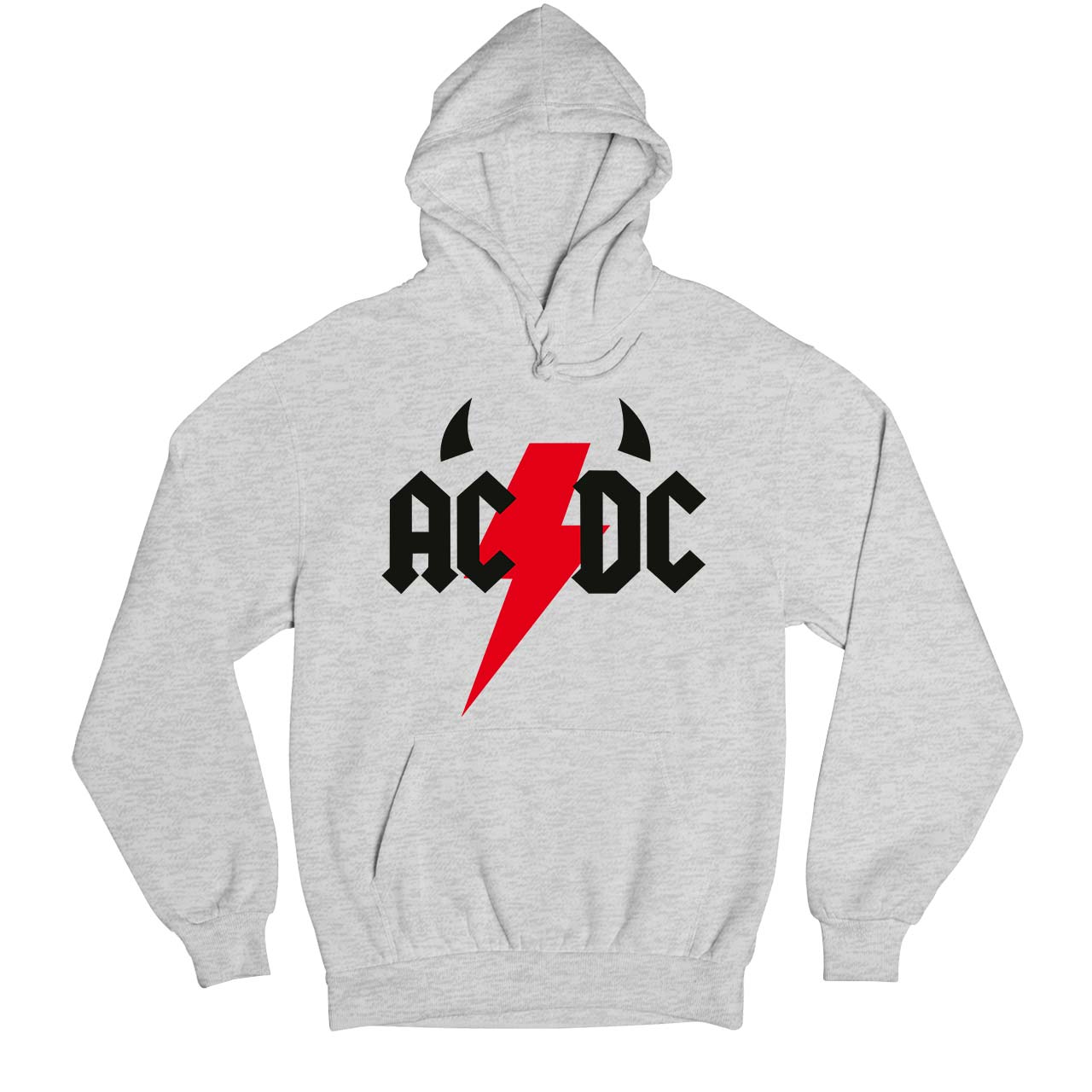 ac/dc rock hoodie hooded sweatshirt winterwear music band buy online india the banyan tee tbt men women girls boys unisex gray