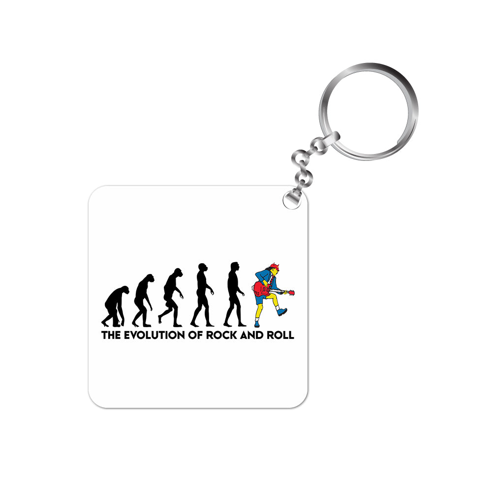 ac/dc the evolution of rock and roll keychain keyring for car bike unique home music band buy online india the banyan tee tbt men women girls boys unisex