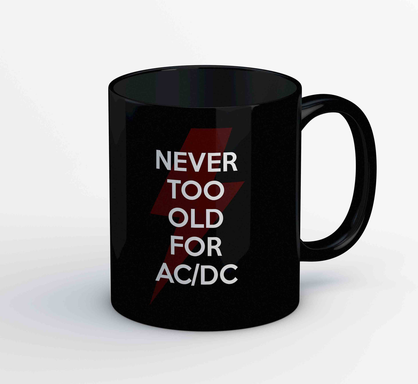ac/dc never too old for ac/dc mug coffee ceramic music band buy online india the banyan tee tbt men women girls boys unisex