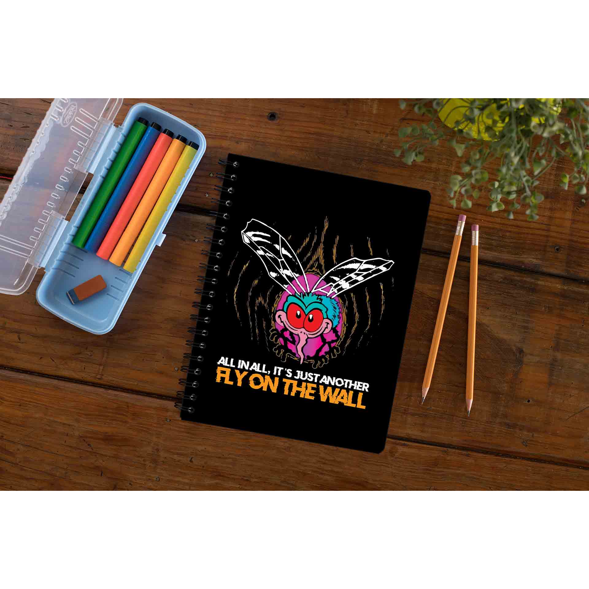 ac/dc fly on the wall notebook notepad diary buy online india the banyan tee tbt unruled