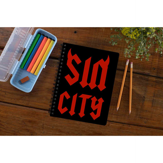 ac/dc sin city notebook notepad diary buy online india the banyan tee tbt unruled