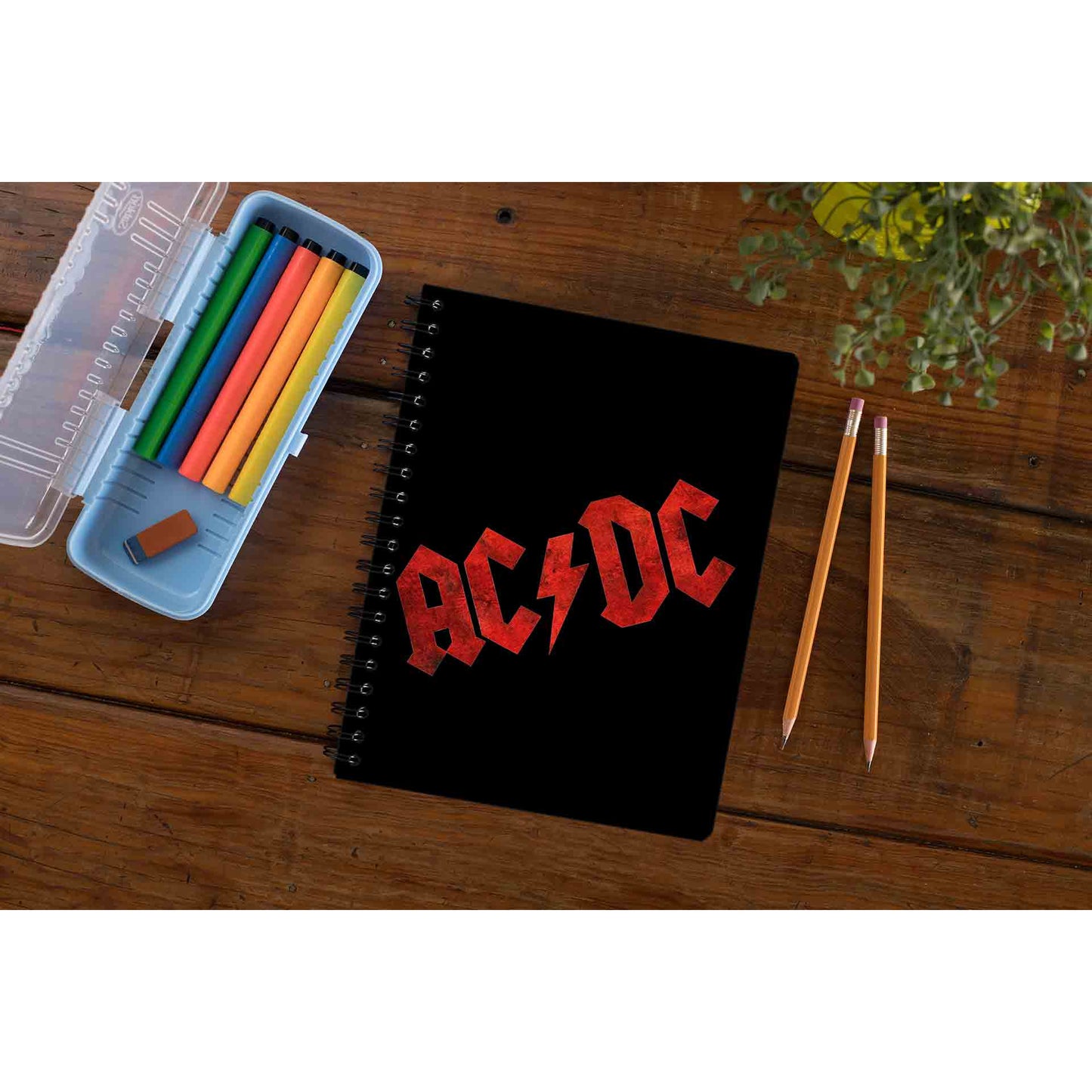 ac/dc rock notebook notepad diary buy online india the banyan tee tbt unruled