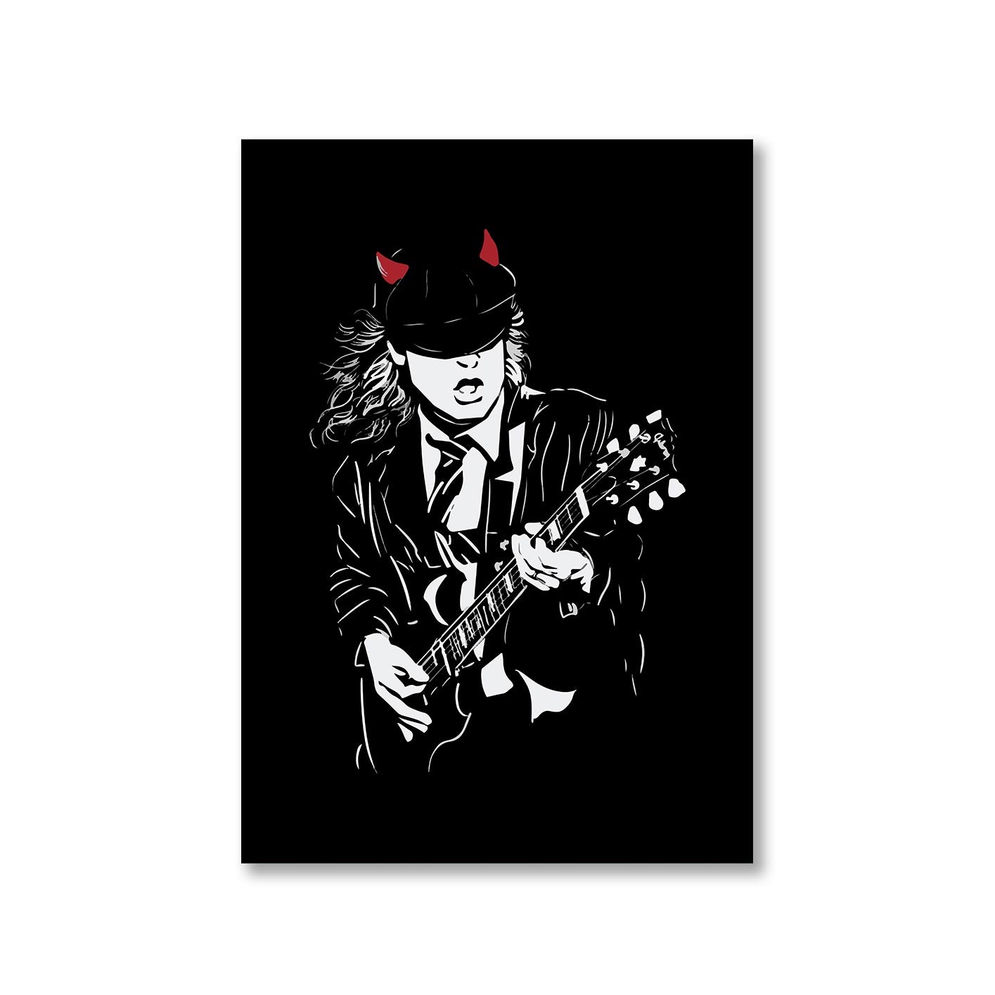 ac/dc angus poster wall art buy online india the banyan tee tbt a4