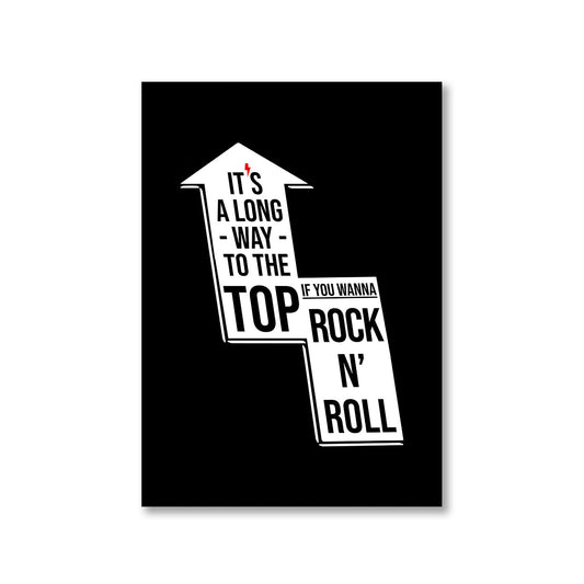 ac/dc long way to the top poster wall art buy online india the banyan tee tbt a4