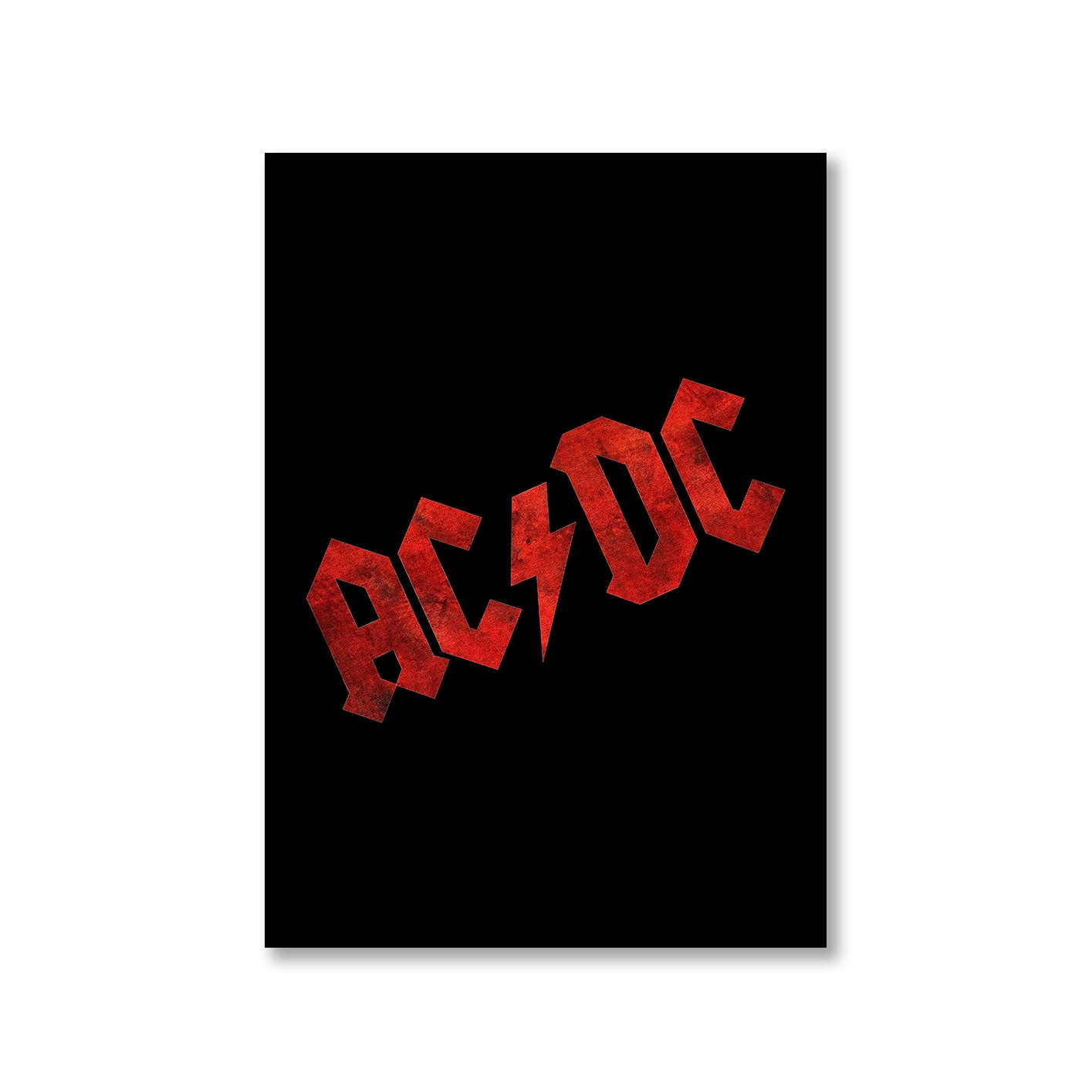 ac/dc rock poster wall art buy online india the banyan tee tbt a4