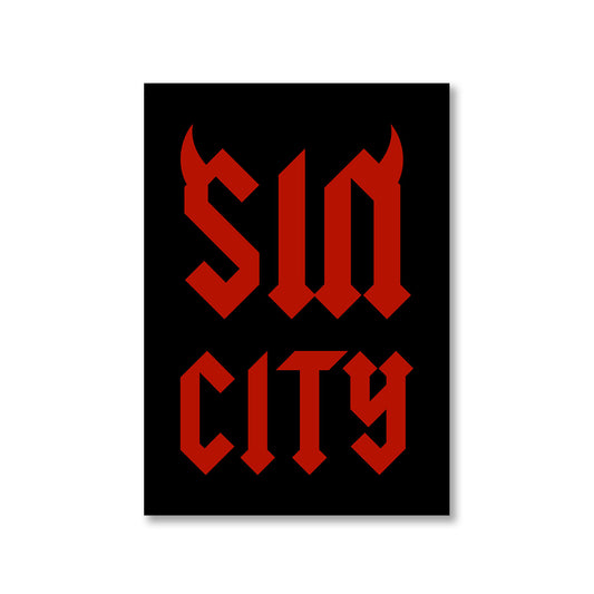 ac/dc sin city poster wall art buy online india the banyan tee tbt a4