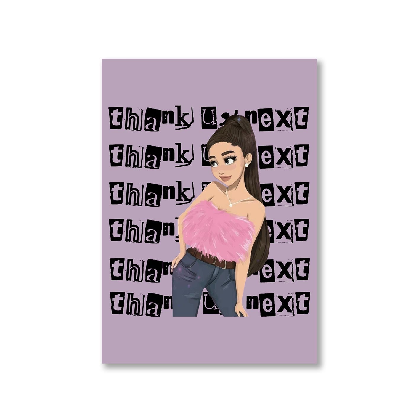 ariana grande thank u next poster wall art buy online india the banyan tee tbt a4