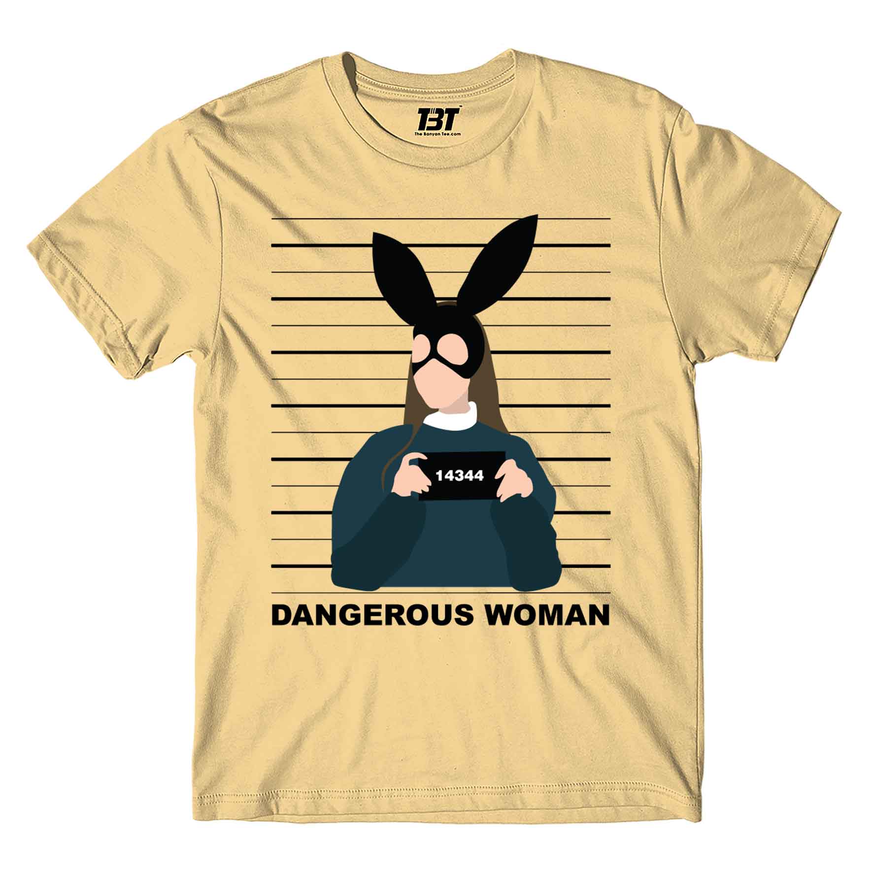 ariana grande dangerous woman t-shirt music band buy online india the banyan tee tbt men women girls boys unisex beige